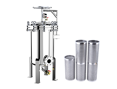 Stainless steel multi-bag filter