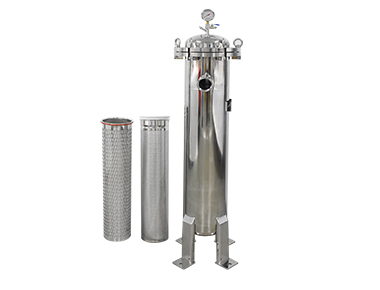 Stainless steel single-bag filter