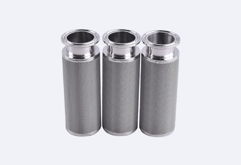 Stainless steel fiber felt filter element