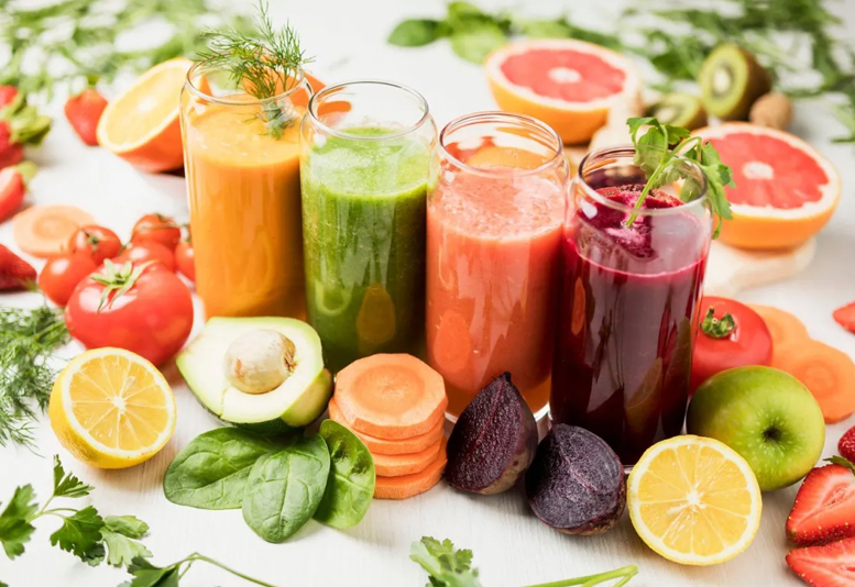 Natural vegetable juice beverage
